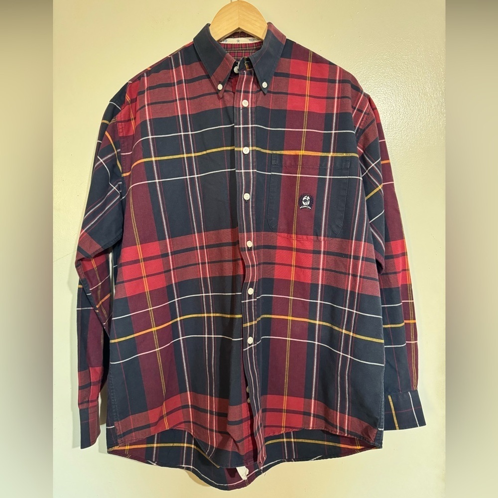 Cinch Men's Plaid Button-Down Shirt size Large long sleeve